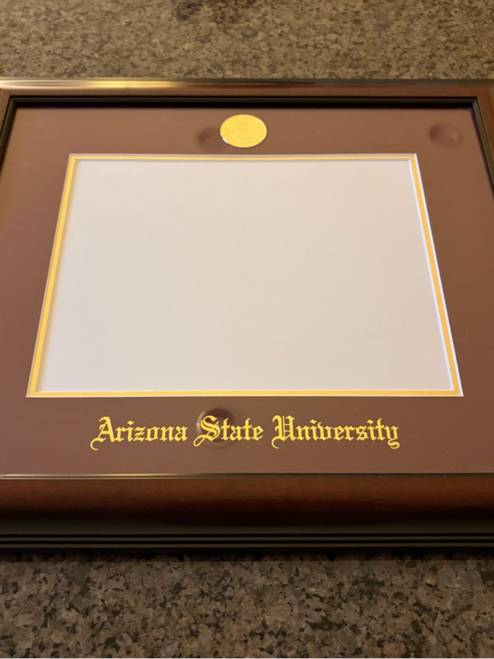 ASU Maroon and Gold Diploma Frame - Official University Design